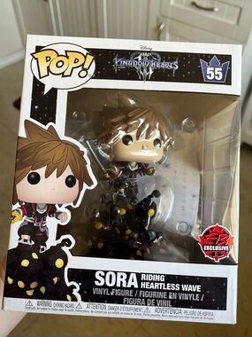 NIB✨Large size Kingdom Hearts Sora Riding Heartless Wave Funkopop VinylFigurine